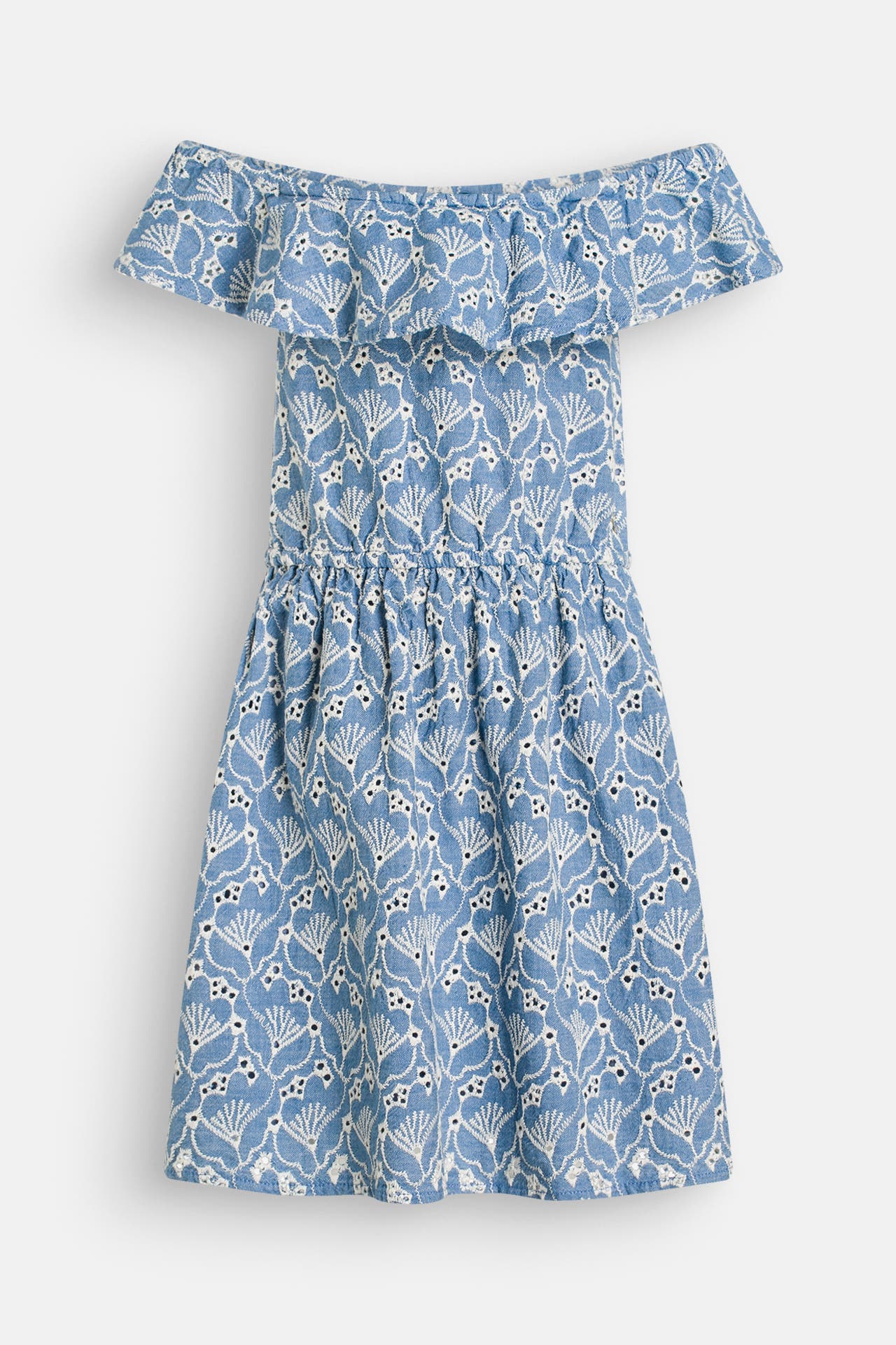 GUESS Kleid 'Sangallo Chmabray' gemustert, Bild 1