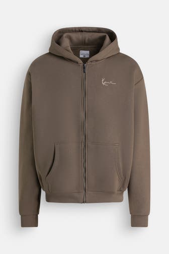 KARL KANI Sweatjacke khaki