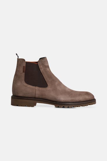 FLORIS VAN BOMMEL Chelsea-Boots 'Sturdi' taupe