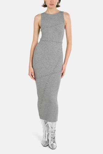 DESIGUAL Strickkleid grau