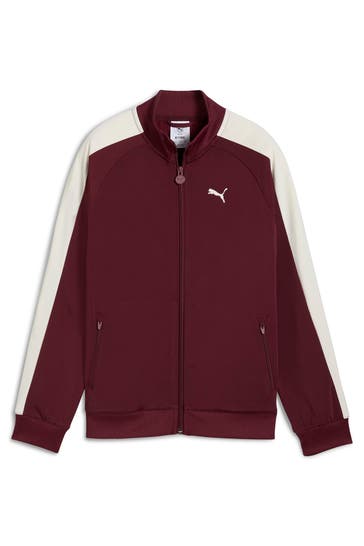 PUMA Trainingsjacke weinrot