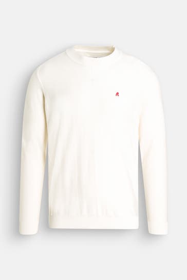 REPLAY Strickpullover ecru