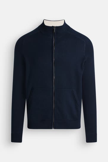 HECHTER Paris Strickjacke dunkelblau