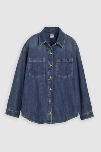 LEVI'S® Jeansbluse 'Iris' blau