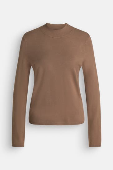 MARC O'POLO Strickpullover braun