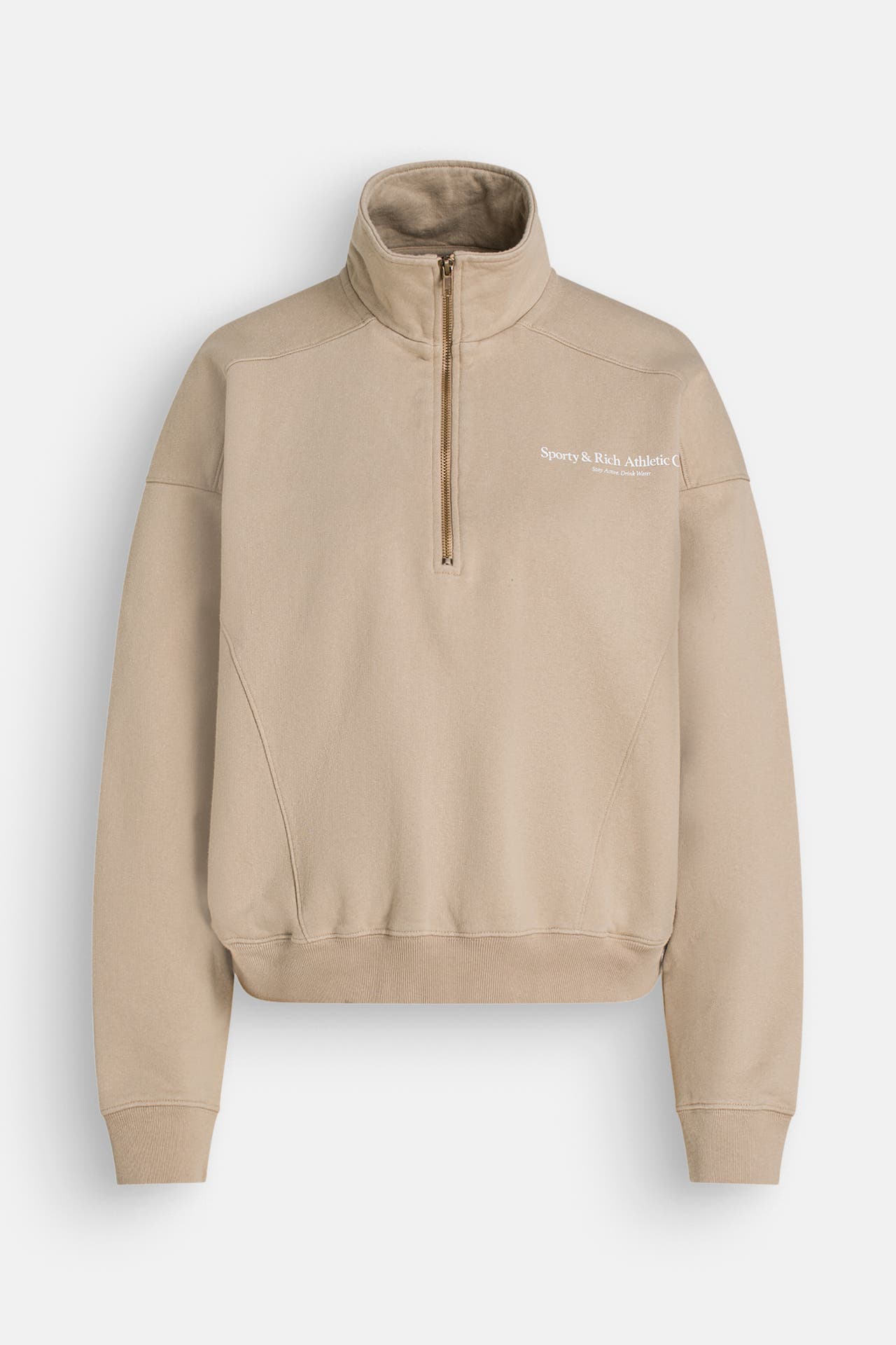 SPORTY & RICH Sweat-Troyer hellbraun, Bild 1