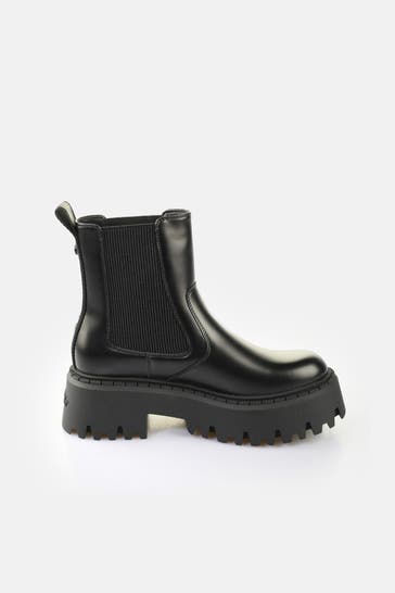 BUFFALO Chelsea-Boots 'Aspen' schwarz