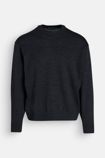 EMPORIO ARMANI Wollpullover nachtblau