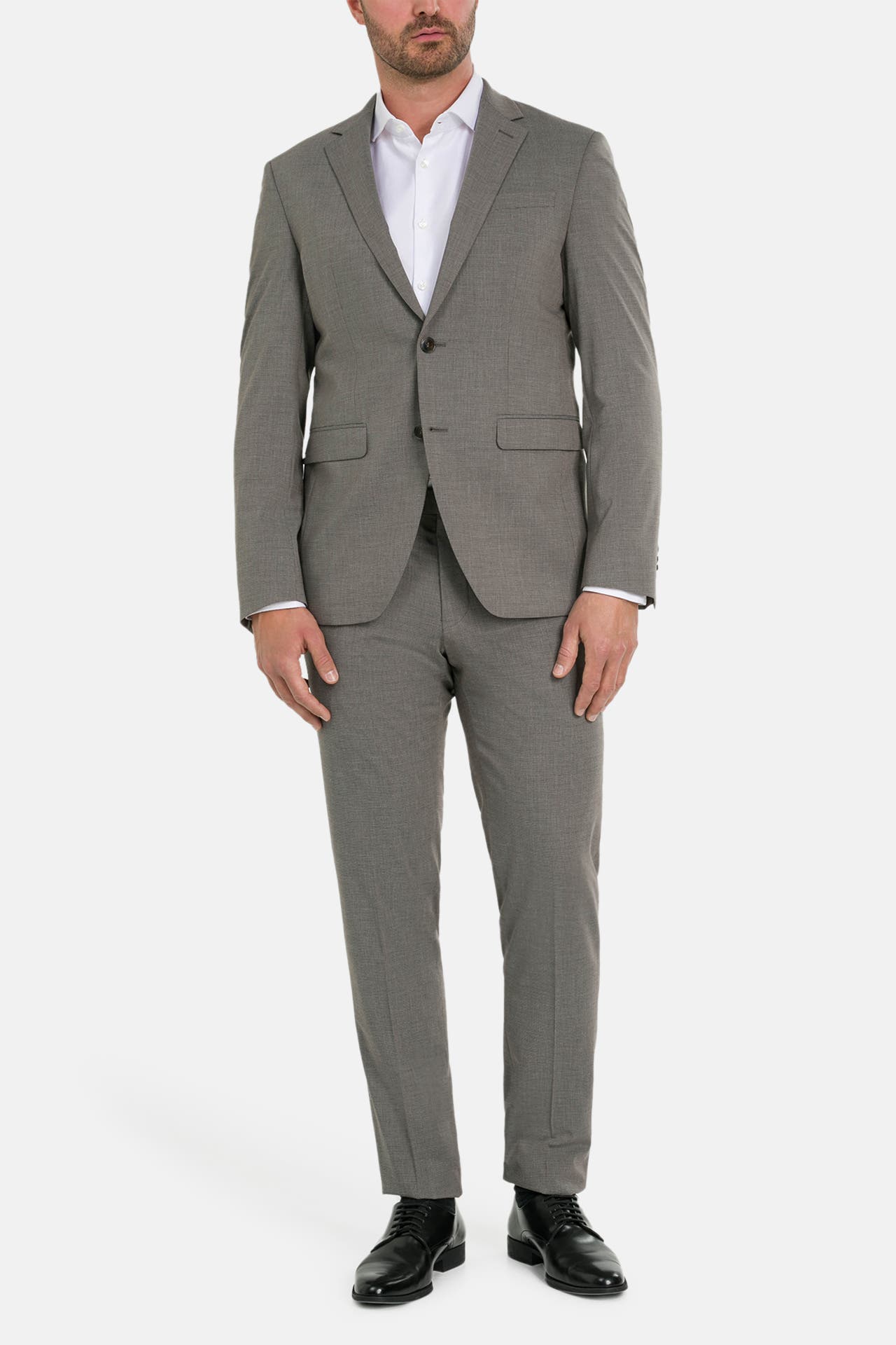 HECHTER Paris Anzug taupe Slim Fit, Bild 1