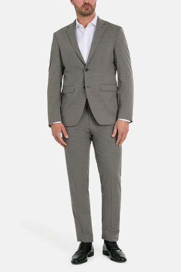 HECHTER Paris Anzug taupe Slim Fit