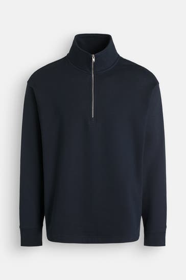 SELECTED Sweat-Troyer dunkelblau