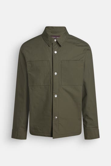 MICHAEL KORS Overshirt dunkelgrün