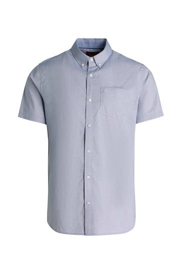 SUPERDRY Kurzarmhemd hellblau