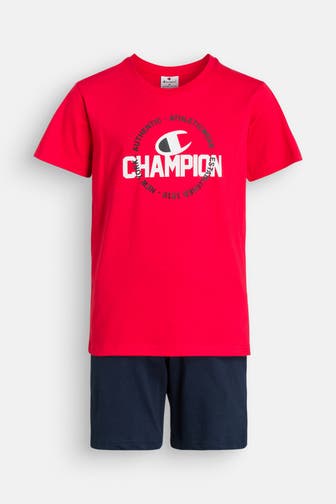 CHAMPION Set: T-Shirt und Shorts