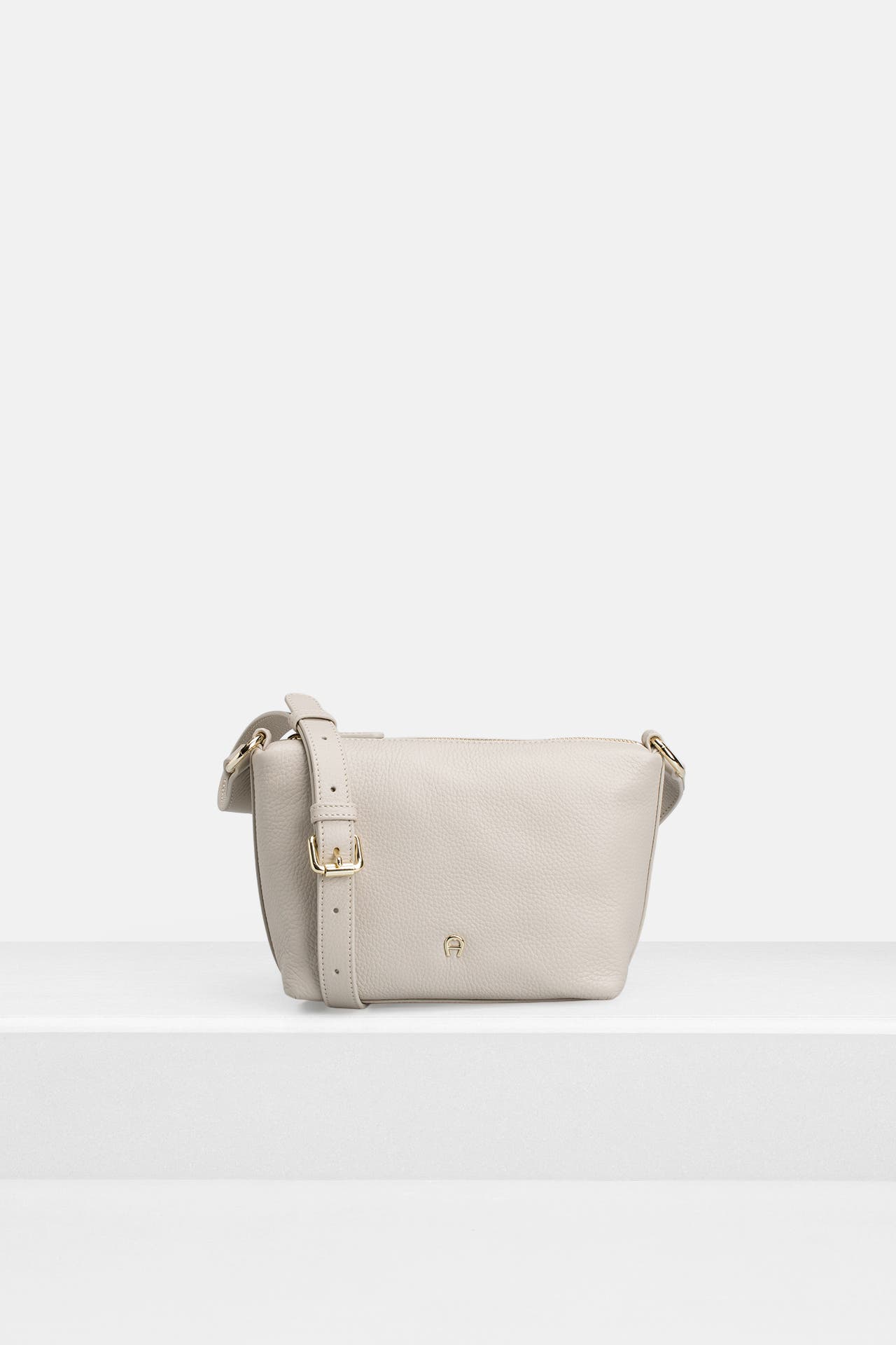 AIGNER Umhängetasche 'Cowhide' hellgrau, Bild 1