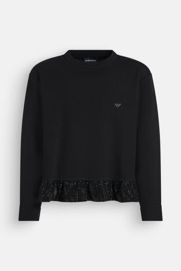 EMPORIO ARMANI Sweatshirt 'Felpa' schwarz