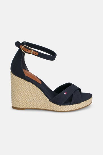 TOMMY HILFIGER Wedges 'Ela' nachtblau