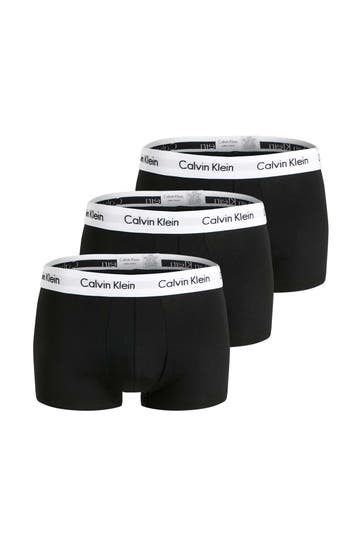 CK UNDERWEAR 3er-pack Boxer Trunk 'Low Rise' schwarz