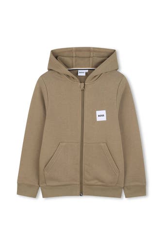BOSS Sweatjacke khaki