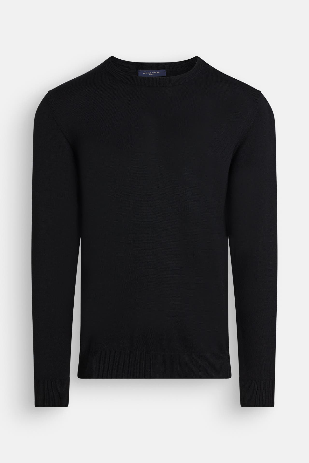 DANIELE FIESOLI Wollpullover schwarz, Bild 1