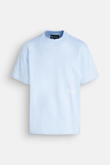 BARBOUR T-Shirt 'Newclyde' hellblau