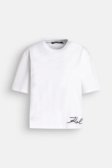 KARL LAGERFELD T-Shirt weiß
