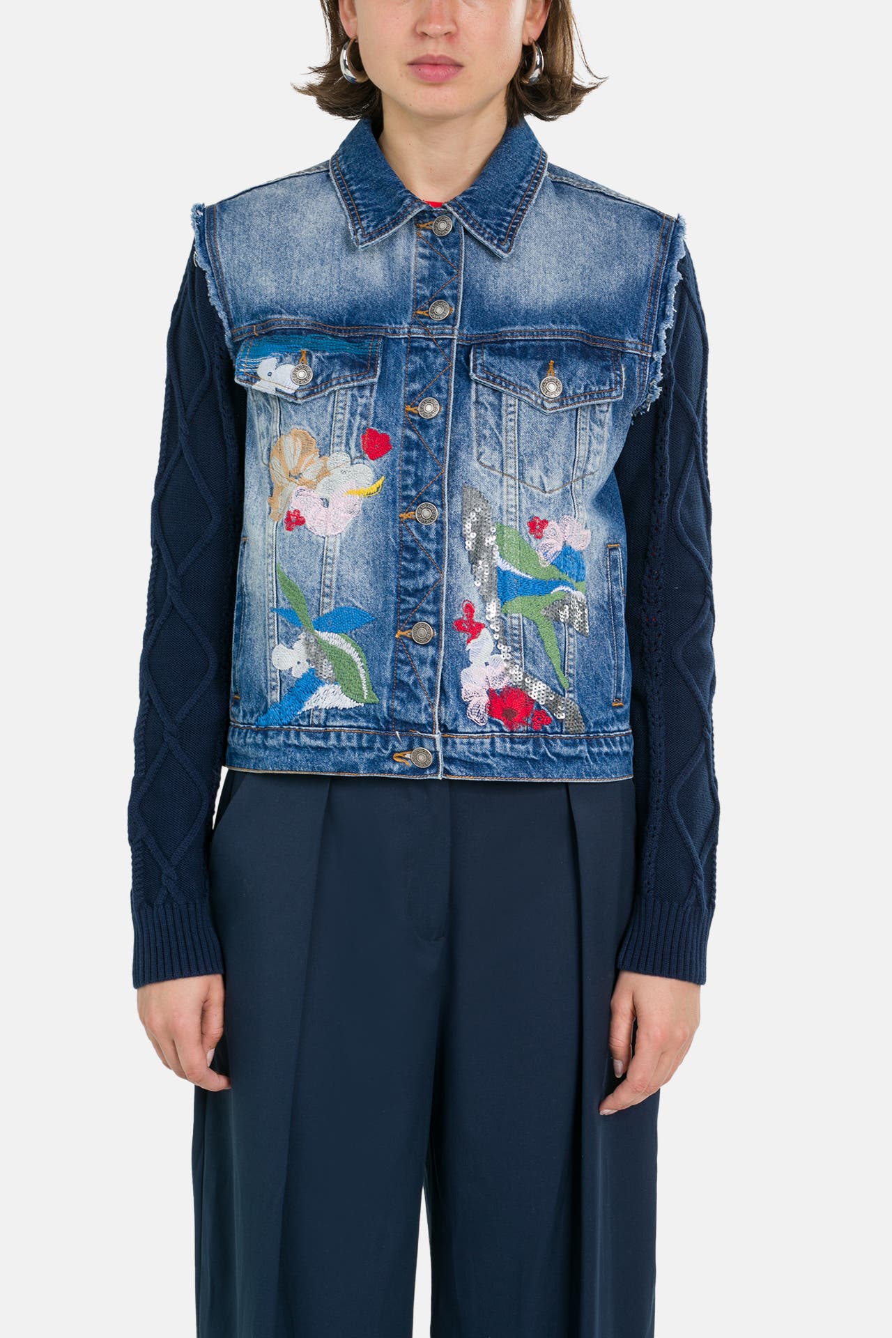DESIGUAL Jeansjacke 'Leslie' gemustert, Bild 1
