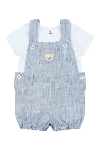 STEIFF Set: T-Shirt und Latzhose