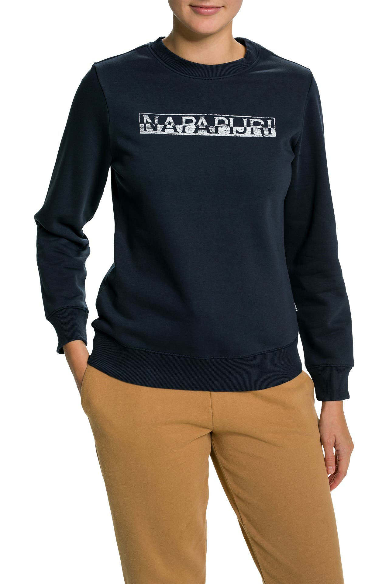 Napapijri Black Cotton Women Sweatpants main image 0