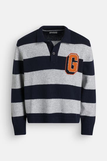 GANT Langarmpolo gestreift