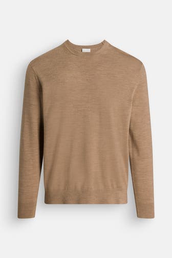 CALVIN KLEIN Wollpullover camel