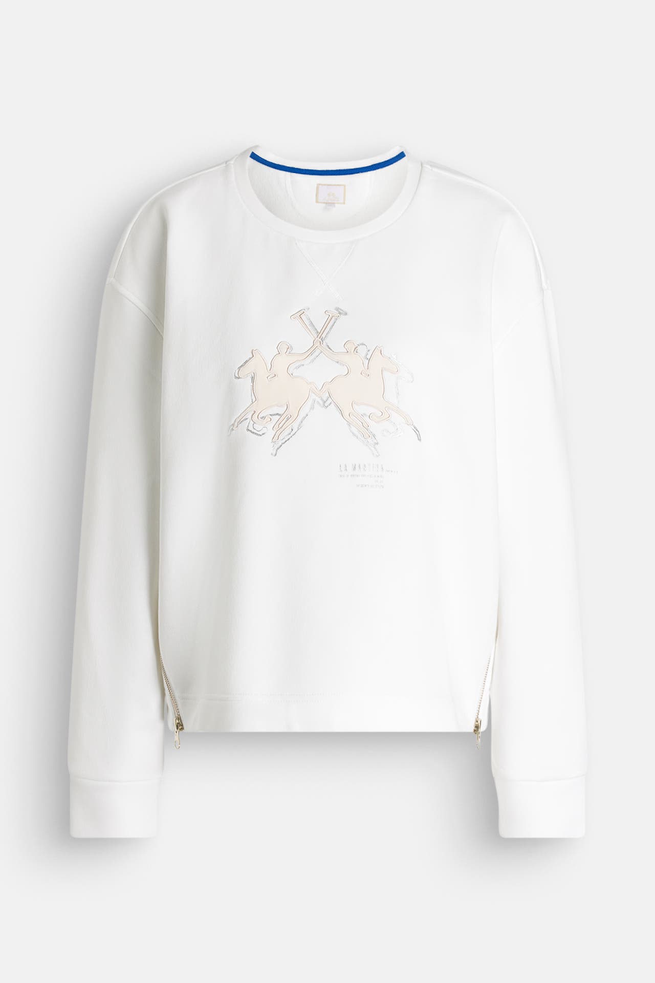 LA MARTINA Sweatshirt 'Whitnie' weiß, Bild 1