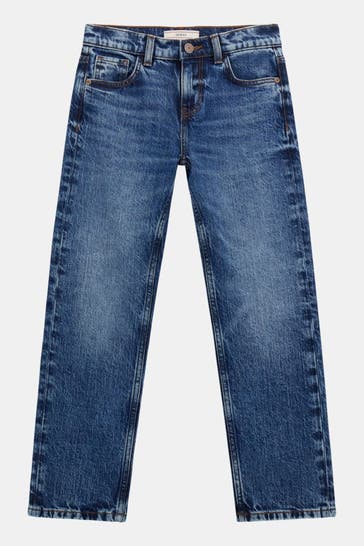GUESS Jeans dunkelblau straight