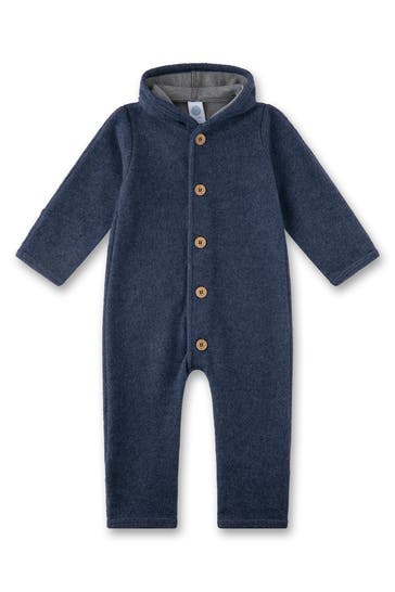 SANETTA Wollmix-Overall graublau