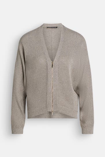 LUISA CERANO Strickjacke grau