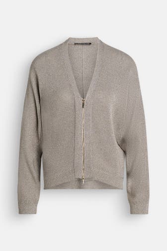 LUISA CERANO Strickjacke grau