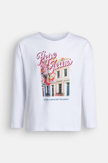 PEPE JEANS Longsleeve 'Titi' weiß