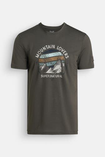 SUPER.NATURAL T-Shirt 'Northern Lights' khaki
