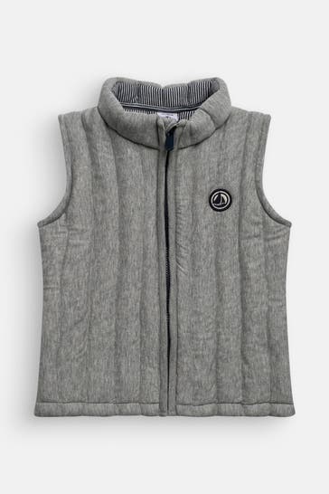 PETIT BATEAU Weste grau