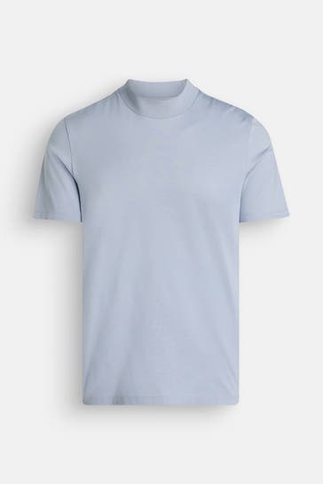 HUGO T-Shirt 'Dimersom' taubenblau
