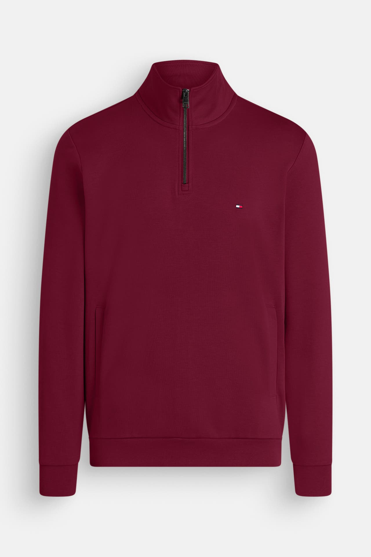 TOMMY HILFIGER Sweat-Troyer weinrot, Bild 1