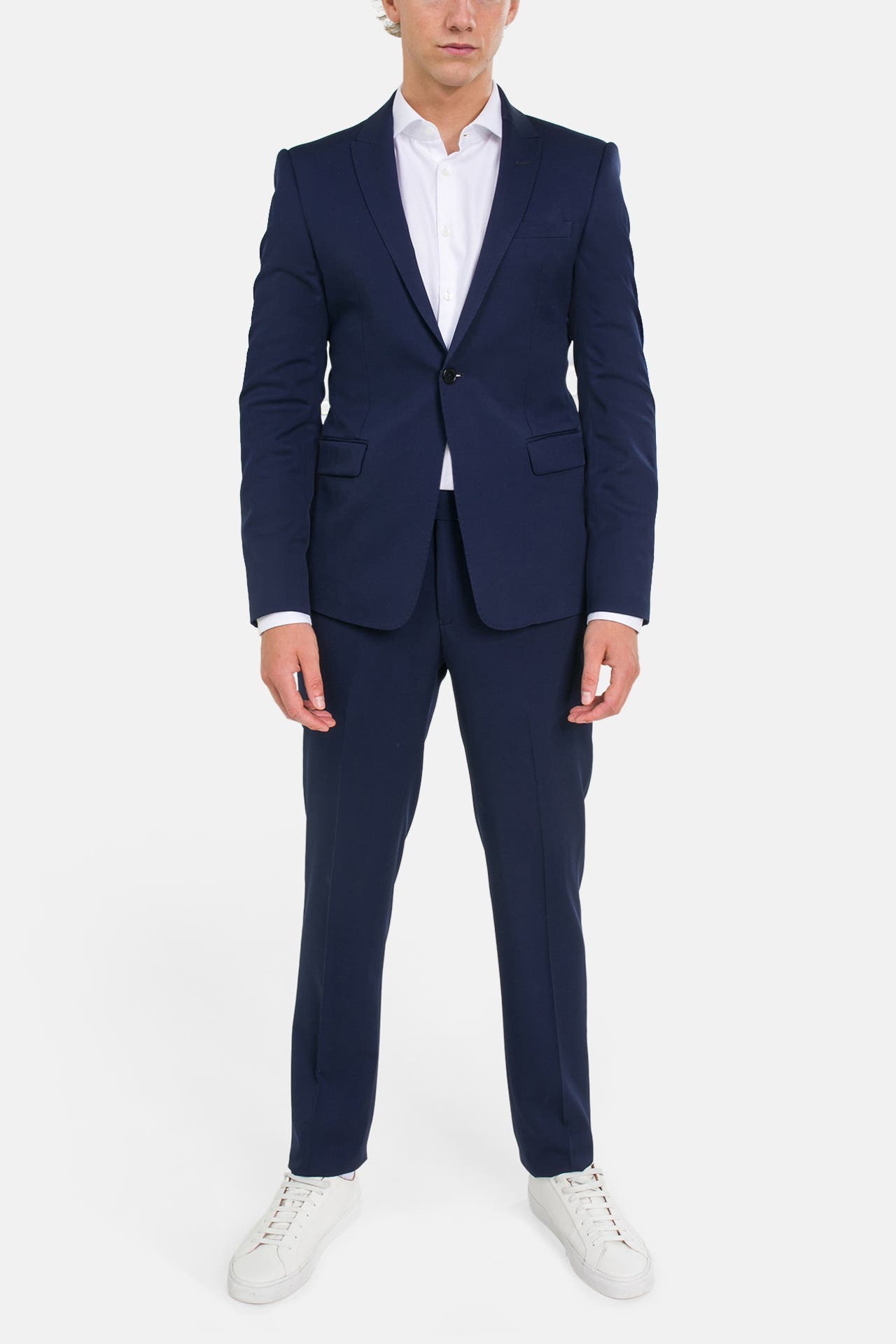 EMPORIO ARMANI Wollmix-Anzug dunkelblau, Bild 1