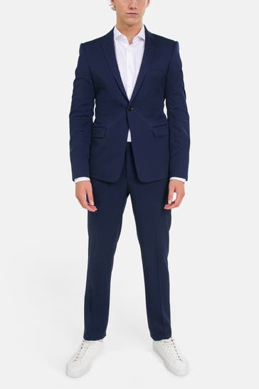 EMPORIO ARMANI Wollmix-Anzug dunkelblau