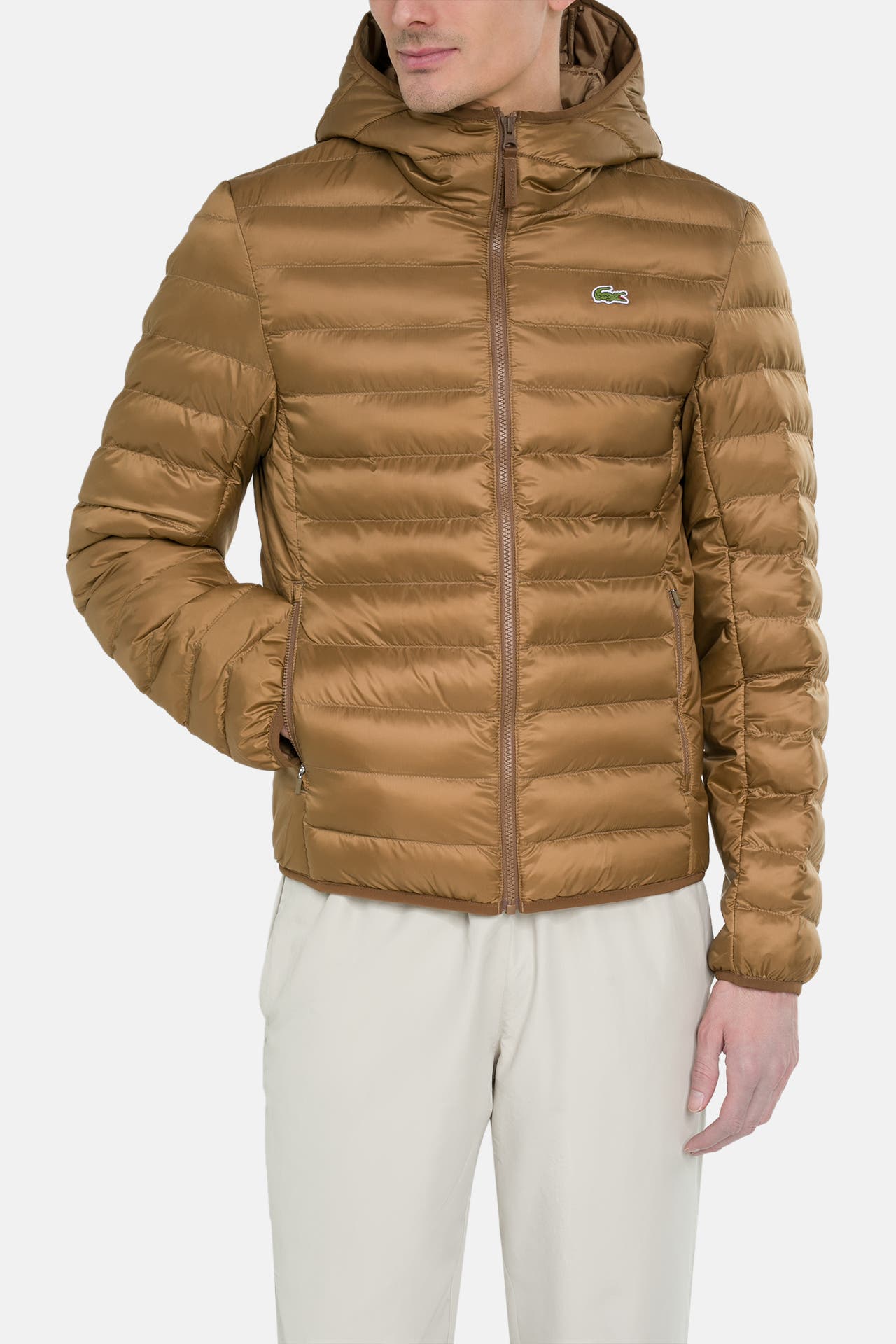 LACOSTE Light-Daunenjacke hellbraun, Bild 1