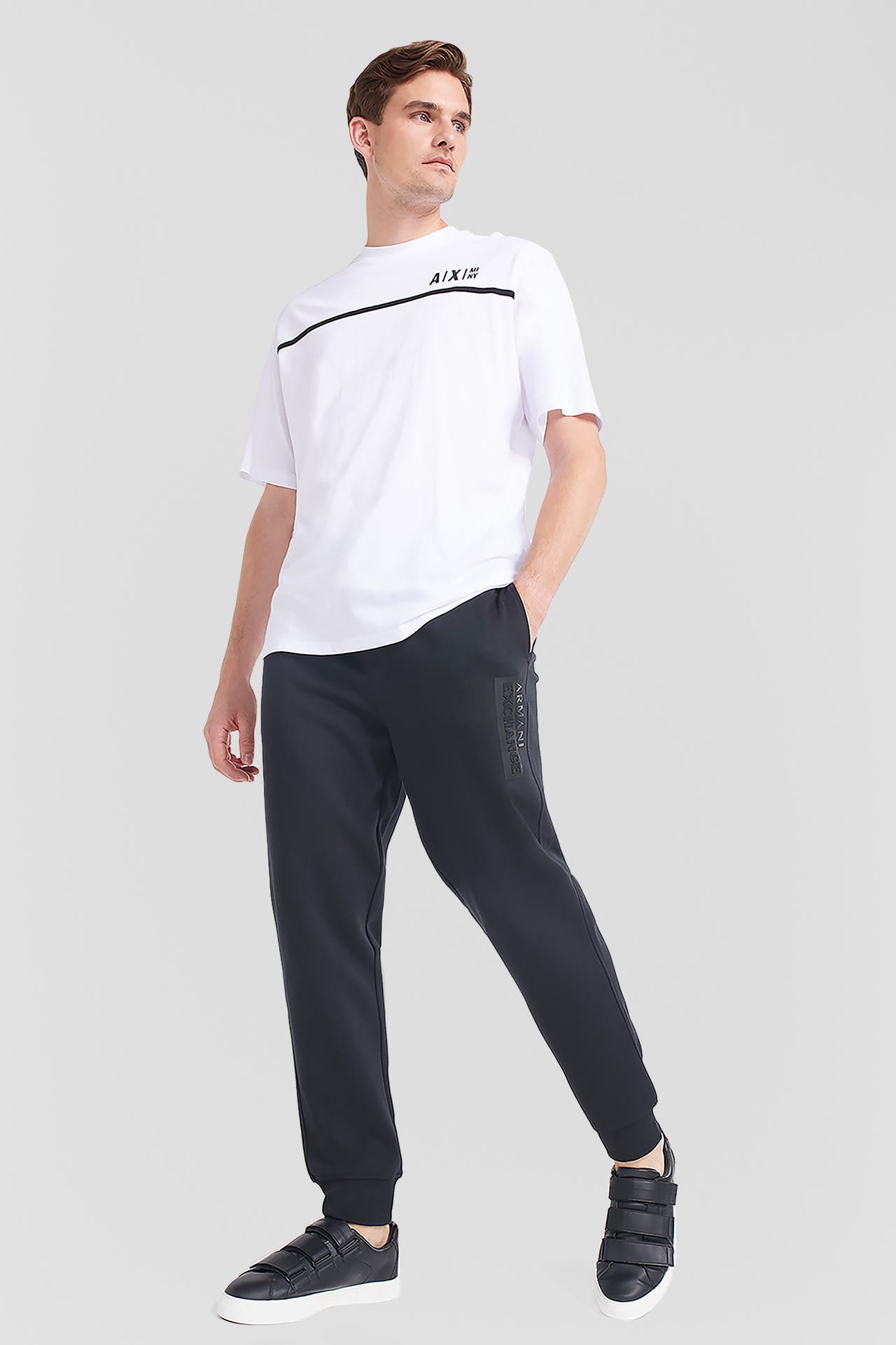 ARMANI EXCHANGE Sweatpants schwarz gunstig online kaufen Outletcity