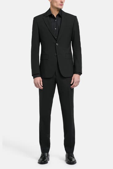 BOSS - Anzug 'Huge' schwarz