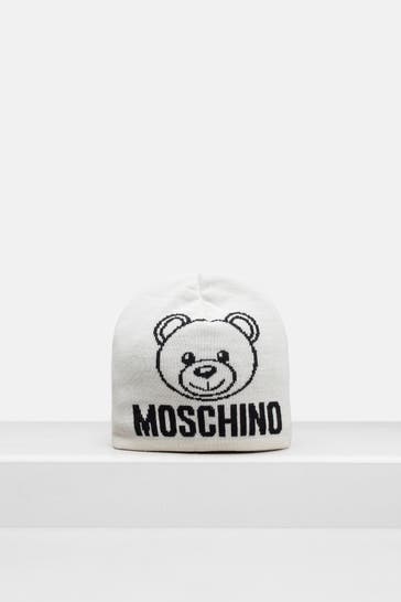 LOVE MOSCHINO Wollmix-Mütze zweifarbig