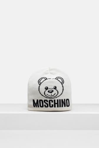 LOVE MOSCHINO Wollmix-Mütze zweifarbig