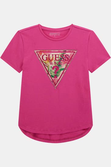 GUESS T-Shirt magenta