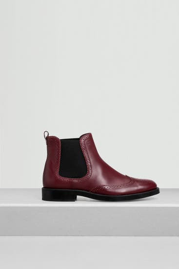 TOD'S - Chelsea-Boots burgunder